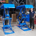 Cầu Nâng Ô Tô Cắt Kéo Kiểu Xếp Nâng Bụng LION TF-3500E- 3,5 Tấn – Lắp Nổi – ảnh 1