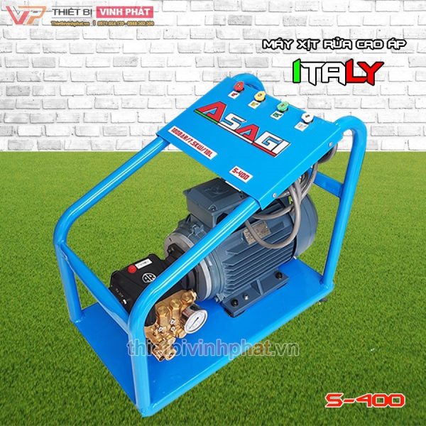 Máy Phun Xịt Rửa Cao Áp Của Ý ASAGI – S400