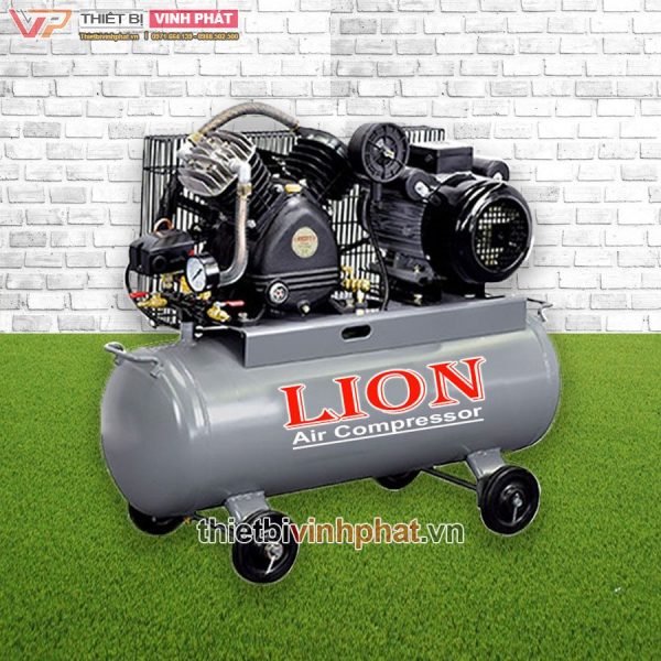 Máy Nén Khí Lion 1 Cấp Nén 3HP V0.25/8BAR – Dung Tích 100L