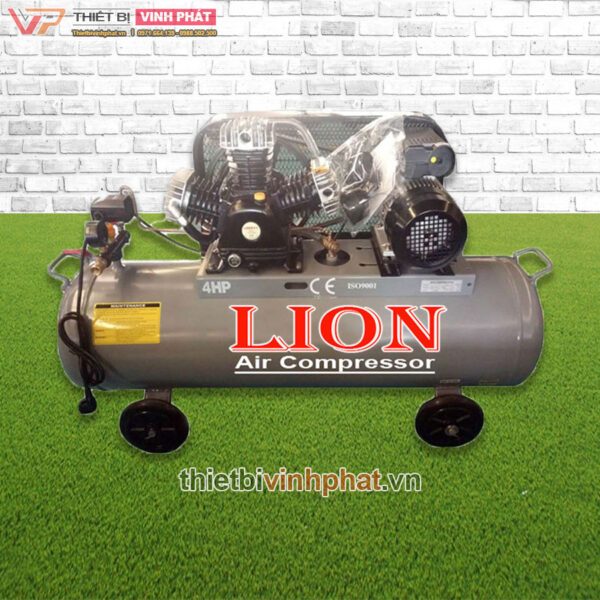 Máy Nén Khí Lion 2 Cấp Nén 4HP – 12 Bar – Dung tích 200L