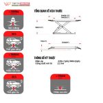 Cầu Nâng Ô Tô Di Động Nâng Bụng LION – 3,0 Tấn – ảnh 6