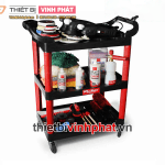 Xe Đẩy Đồ 3 Ngăn Cho Trung Tâm Detailing – ảnh 4