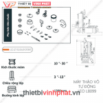 Máy Tháo Vỏ Xe Ô Tô Không Dùng Lơ VIA LEO L8099 – ảnh 2