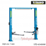 CẦU NÂNG Ô TÔ 2 TRỤ TITANO GIẰNG TRÊN – 4 TẤN – CÔNG NGHỆ Ý STD-6340AM – GIẬT 1 BÊN – ảnh 1