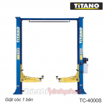 CẦU NÂNG Ô TÔ 2 TRỤ TITANO GIẰNG TRÊN – 4 TẤN – TC-4000S – GIẬT 1 BÊN – ảnh 1