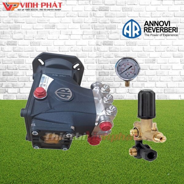 Đầu Bơm Cao Áp Ý AR Annovi Reverberi RC-S14.16HC -Niken – Piston Sứ – Full Phụ Kiện – Mặt Bích