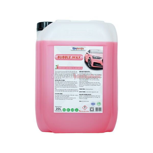 Dung dịch làm bóng và bảo vệ thân xe Ekokemika Bubble Wax – 20 Lít