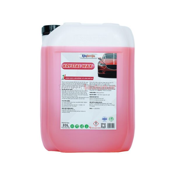 Dung dịch làm bóng và bảo vệ thân xe Ekokemika Krystal Wax – 20 Lít